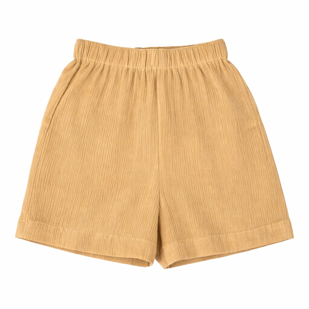 Lil Latte – Beige Solid Cotton Night Suit | 12–18 Months