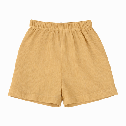 Lil Latte – Beige Solid Cotton Night Suit | 6–12 Months