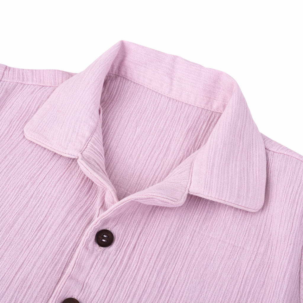 Lavender Dreams – Lavender Solid Cotton Night Suit | 2–3 Years
