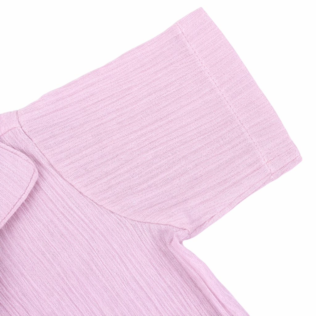 Lavender Dreams – Lavender Solid Cotton Night Suit | 6–12 Months
