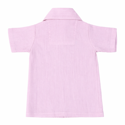 Lavender Dreams – Lavender Solid Cotton Night Suit | 6–12 Months