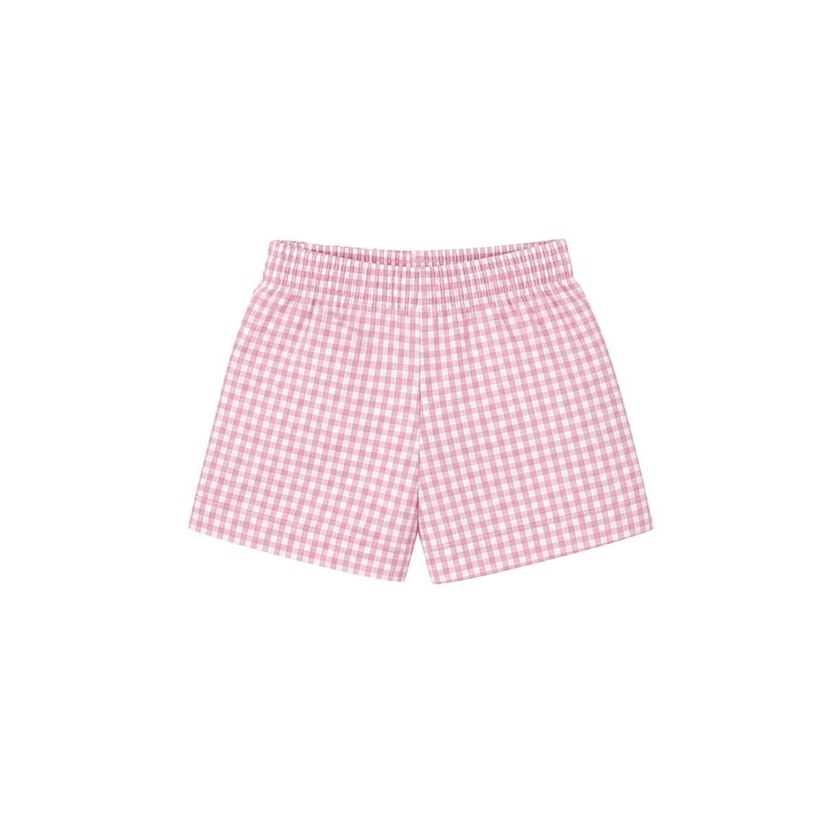Pink Picnic – Pink Woven Gingham Cotton Night Suit | 12–18 Months