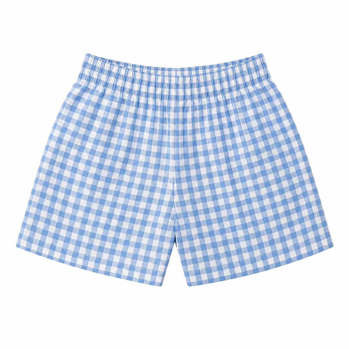 Blue-a-Boo – Blue Woven Gingham Cotton Night Suit | 12–18 Months