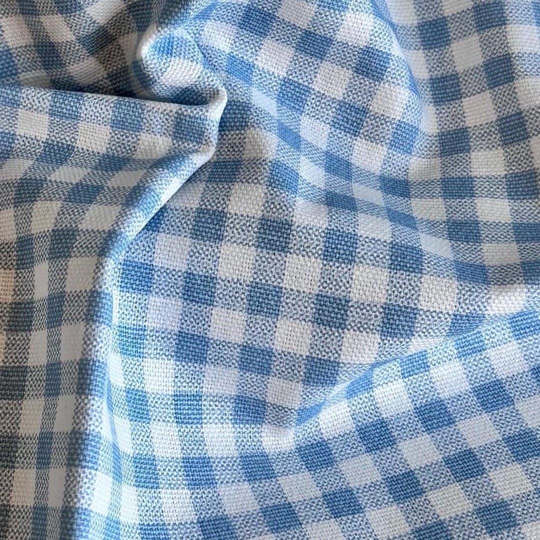 Blue-a-Boo – Blue Woven Gingham Cotton Night Suit | 12–18 Months